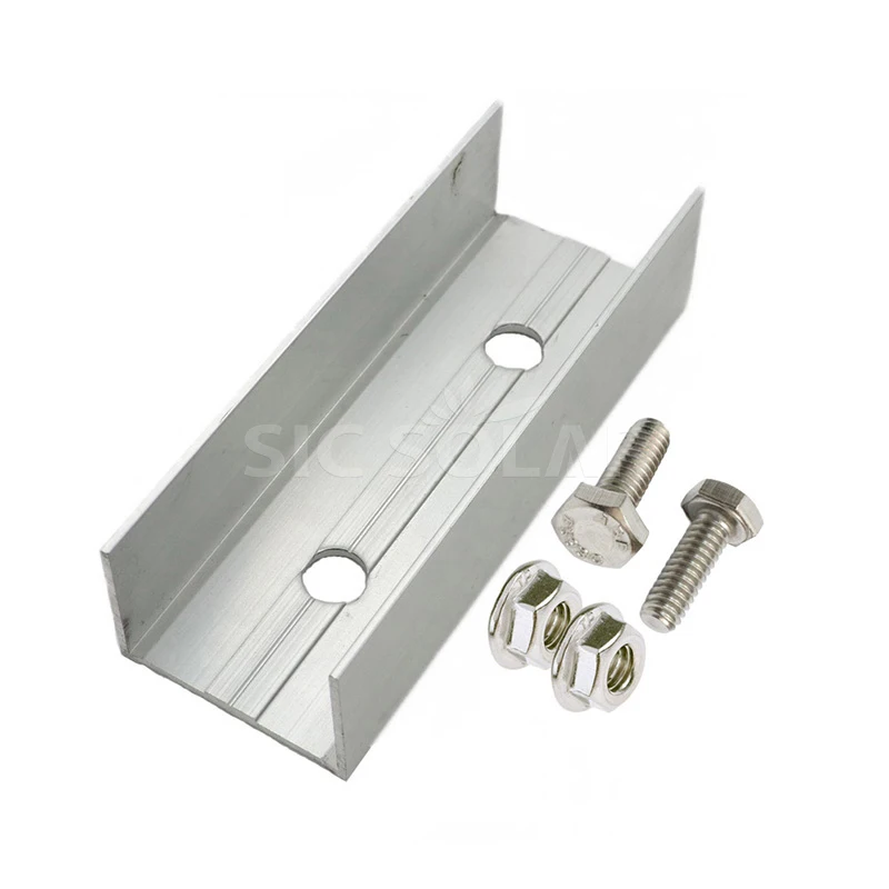 Solar Mount Rail Splice Solar Supports Rail Splice for Solar Panel Roof Mounting Bracket