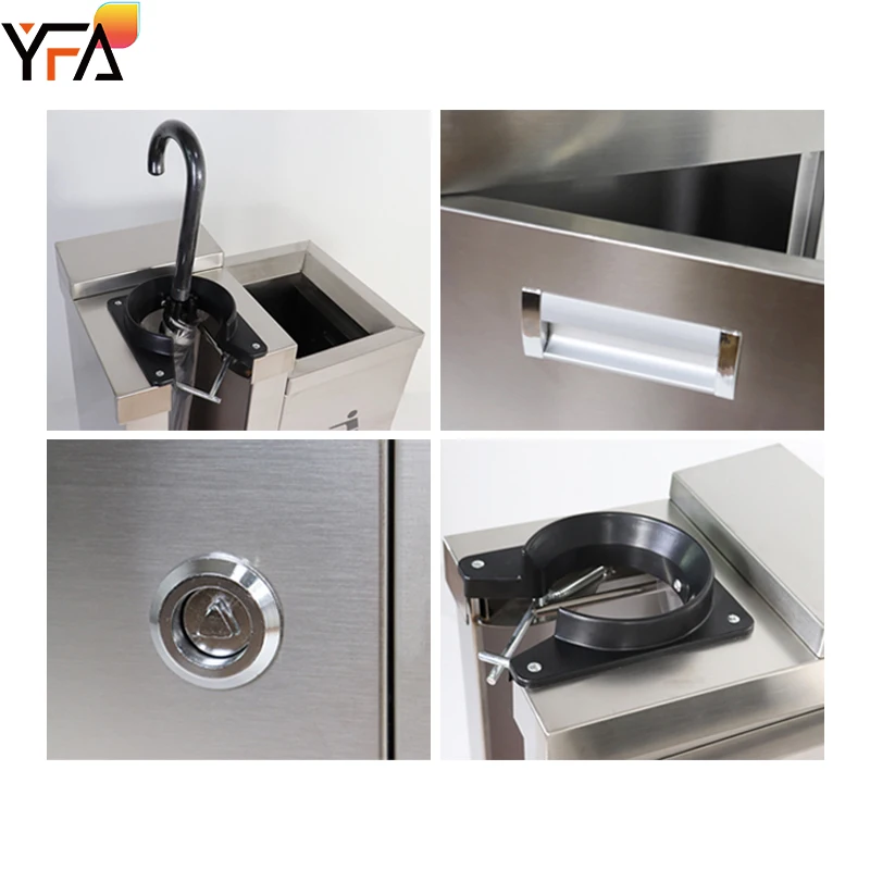 Hotel Umbrella Stand Wet Umbrella Storage Bag Automatic Cover Machine Unplugged Umbrella Stand Holder Bin