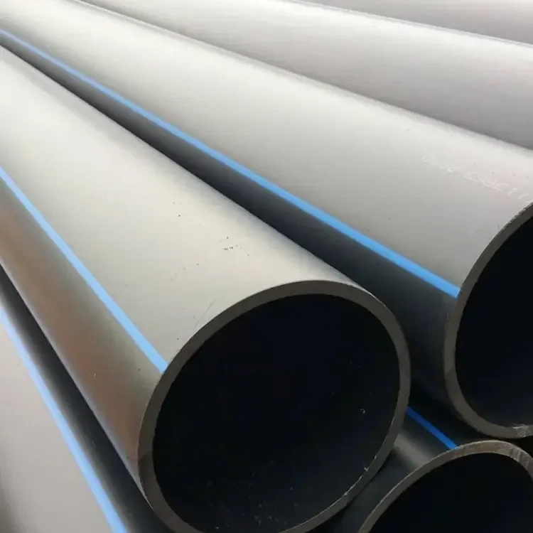 SDR11 PE100 Raw Materials Black Plastic Water Pipe 200mm HDPE Pipe Philippines Price List