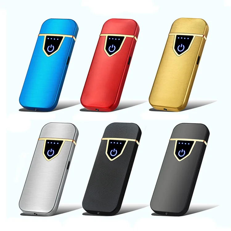 
Fashion gift double-sided touch the metal cigarette lighter Rechargeable lighter 