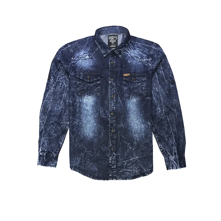 
Model Number 108748A New Fashion 100% Cotton Long Sleeves Shirts Cowboy 