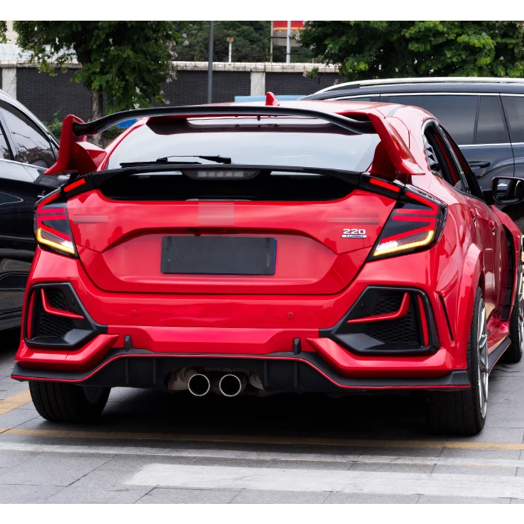 DK Motion Car Rear Light Led Tail Lamp For Honda Civic Hatchback 2018 - 2021