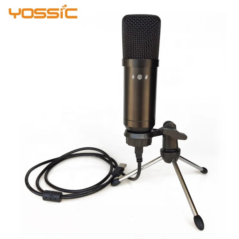 
BM750 usb microphone condenser microphone with a key mute function for podcasting 