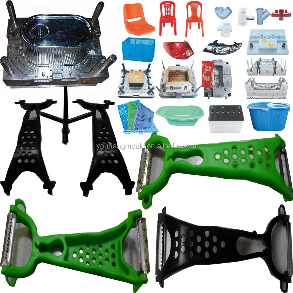 Newly made high quality plastic broom head mould/broom base mold