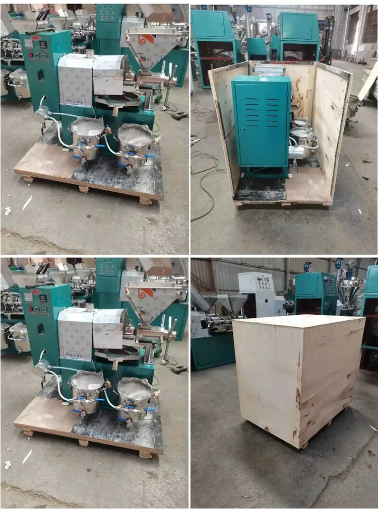 auto 1-5t/h mustured oil been crude palm oil press machine plant