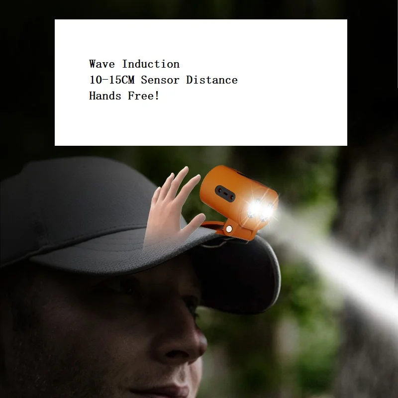 5 in1 LED Rechargeable IP66 Dimmable Wrist Lamp Headlamp Flashlight Hat Clip Lamp Camp Lamp For Repairing Hiking Hunting Running