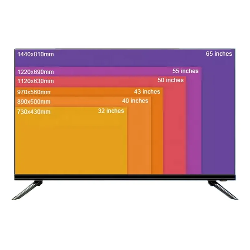 Full 1080P LED Living Room Hotel Television 32 40 43 50 55 65 Inch Smart Tv LCD 50 HDTV 50/60 Hz