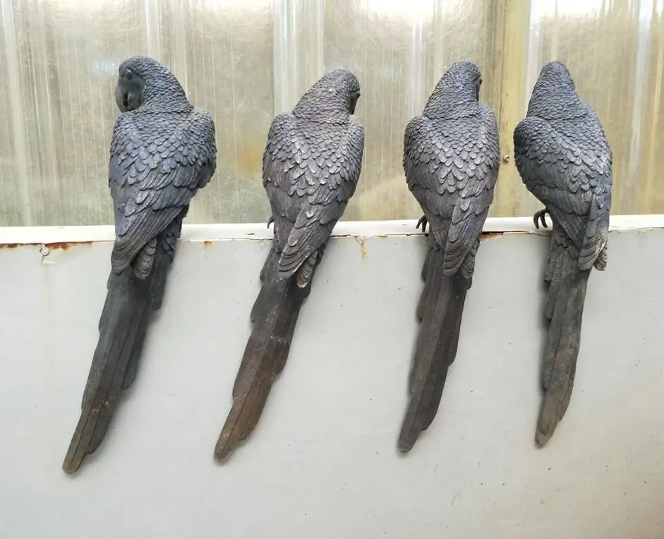 Casting Bronze Parrot Bird Statue