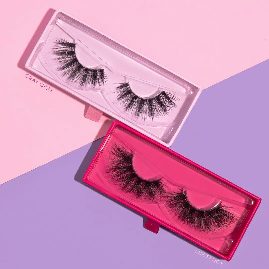 
Factory high quality 3D 25MM Thick Faux Mink eyelash vendor customized packaging boxes 