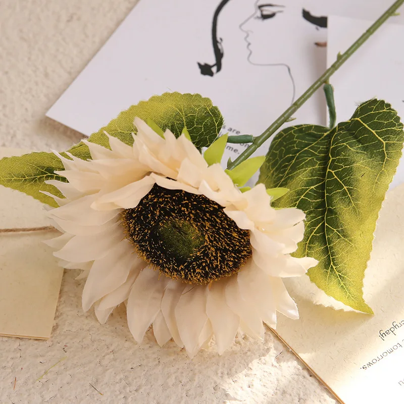 Artificial sunflower silk sunflower bouquet different colors