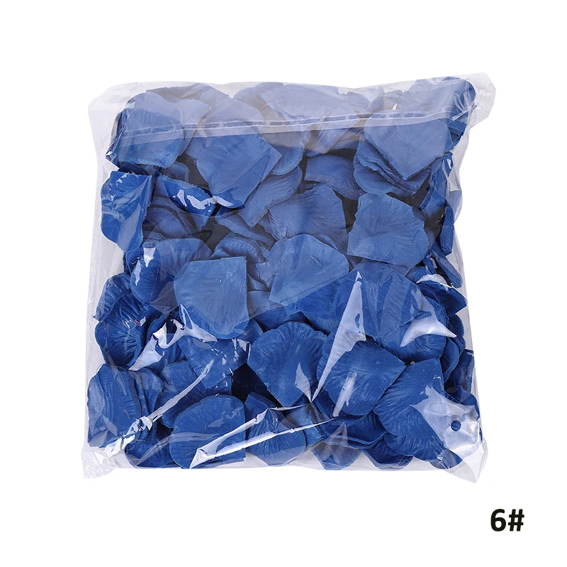 Wholesale high quality artificial silk flower rose petal for wedding decorations L19135