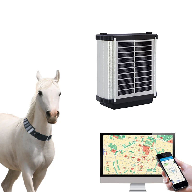 2024 Hot Selling Solar Powered 4G Cow GPS Tracker Sheep Animal B38A Mini Gps Tracker Suitable for Cattle GPS Tracking Device