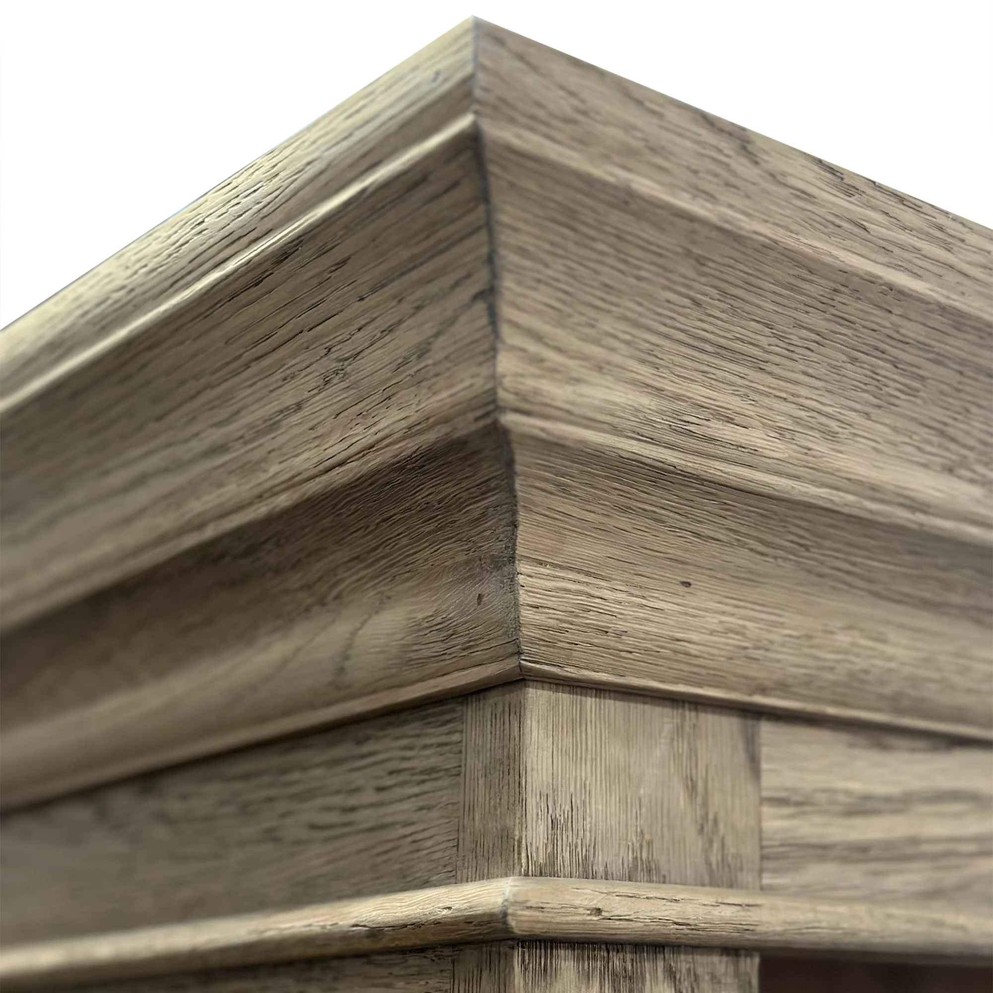 French Style Antique Home Office Furniture Large Ladder Bookshelf Bookcase Book shelf Wooden P1808