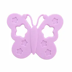 Силиконовый Прорезыватель-бабочка для зубов, без бисфенола А