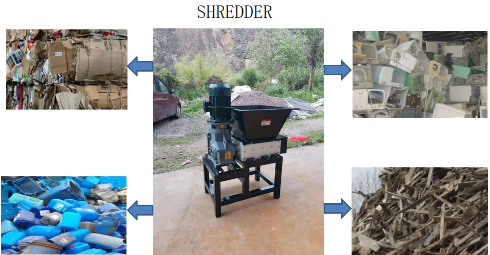 Factory Price Waste Plastic PP PE Scrap Recycling Shredder Crusher Machine Plastic Shredder For Sale