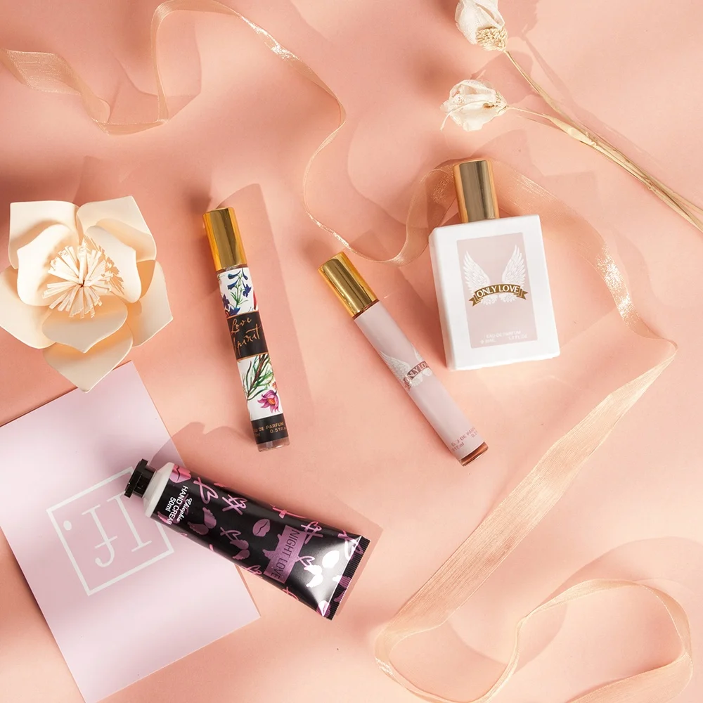 New Arrival 2pcs Mini Perfume Gift Set Hand Care Moisturizing Cream Body Moisturizer Hydration Mini Hand Lotion Travel Size Bulk