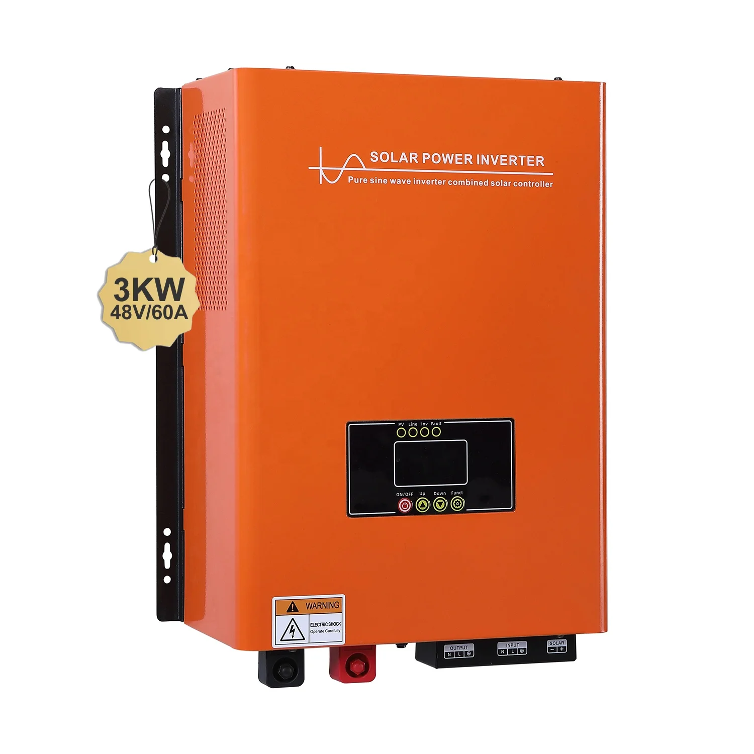 Good Quality Pure Sine Wave Mppt 60a Solar Hybrid Inverter 3000w Off Grid Solar Power Inverter Price