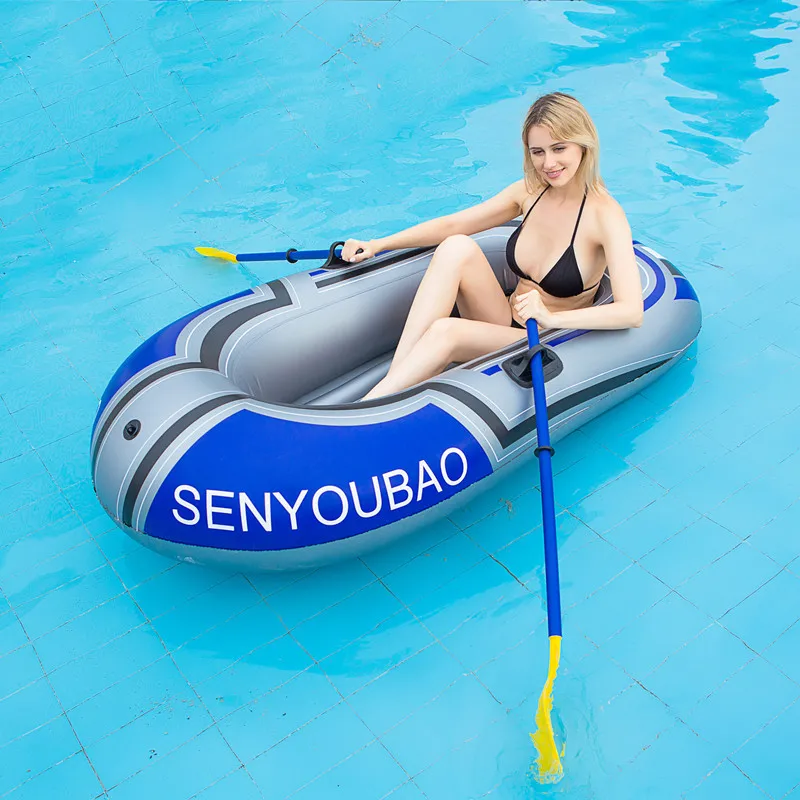Two Person Inflatable Boat Fishing Rubber PVC Kayak Thickened Canoeing