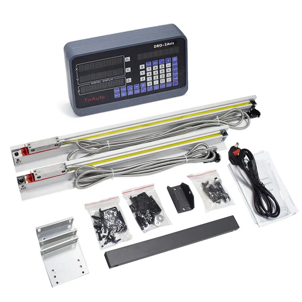 
2 axis Digital Readout DRO Linear Scales 50~1000mm for Milling Lathe machine 
