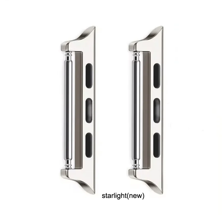 316L Stainless Steel Spring Bar Watch Band Adapter Clasp For iwatch 38 40 41 42 44 45 49 mm Strap Connector Accessories