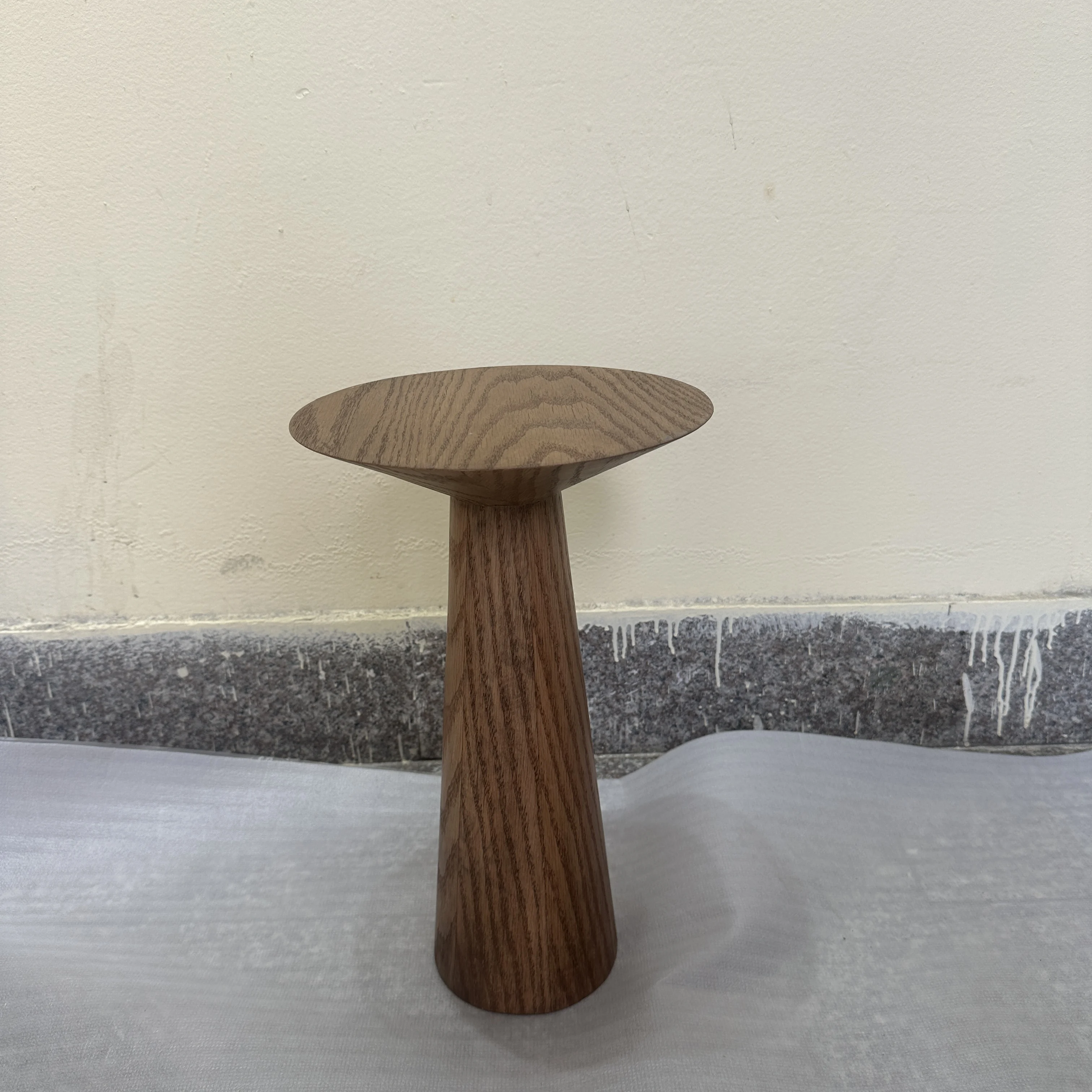 Traditional Style ASH Veneer With Wood Grain Wooden Side Tables for Home Funiture