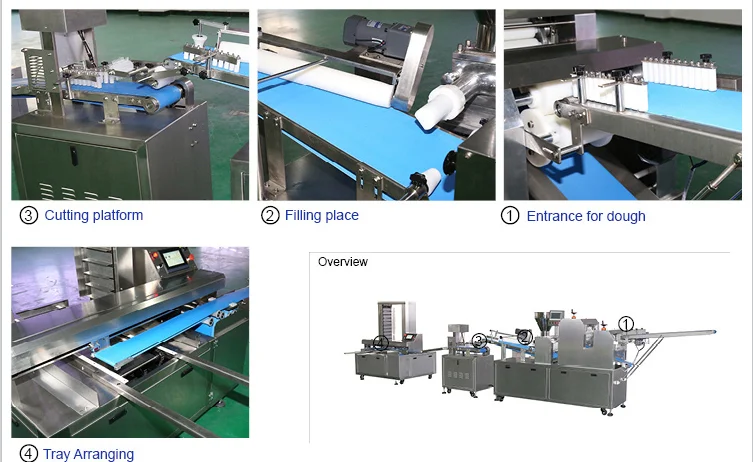 Traditional Chinese pastry penang  making machine noodle production line production equipment for dumplings