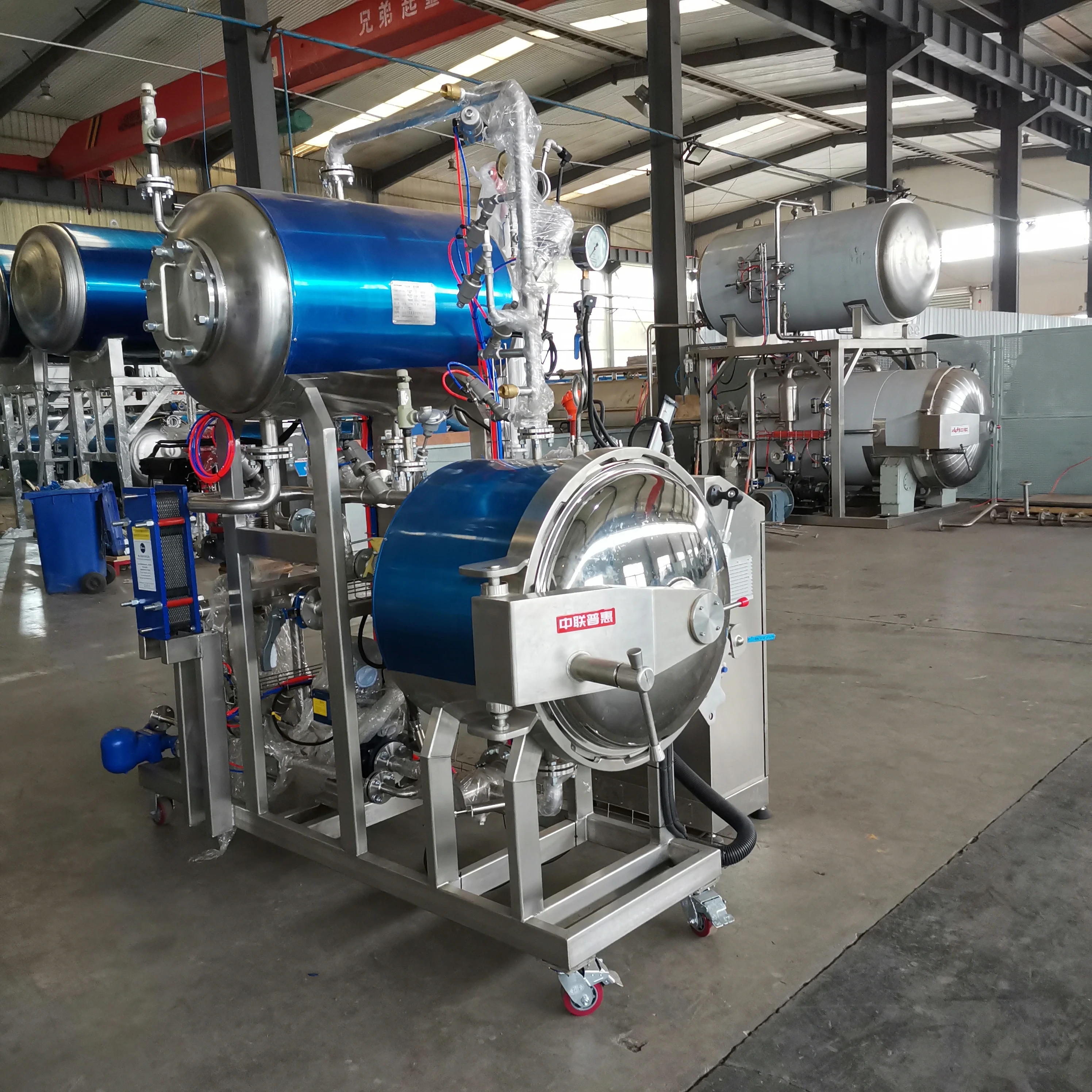 Market Popular Laboratory Glass  Retort Autoclave Industrial  HPP Machine  For New Food/Beverage Products Development Testing