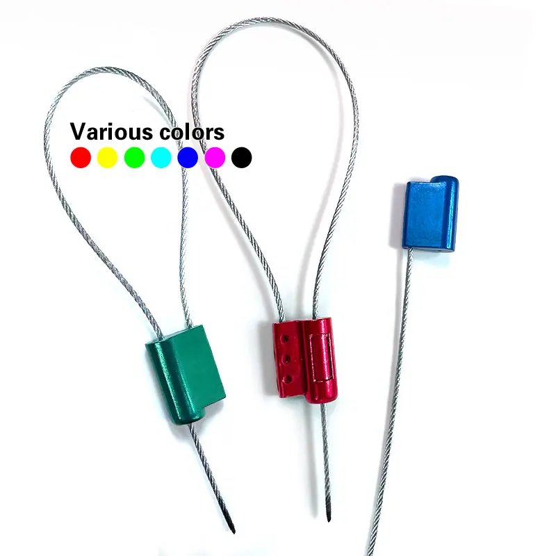 DX221C Cable security seal tamper proof adjustable cable seal customs steel body cable seals