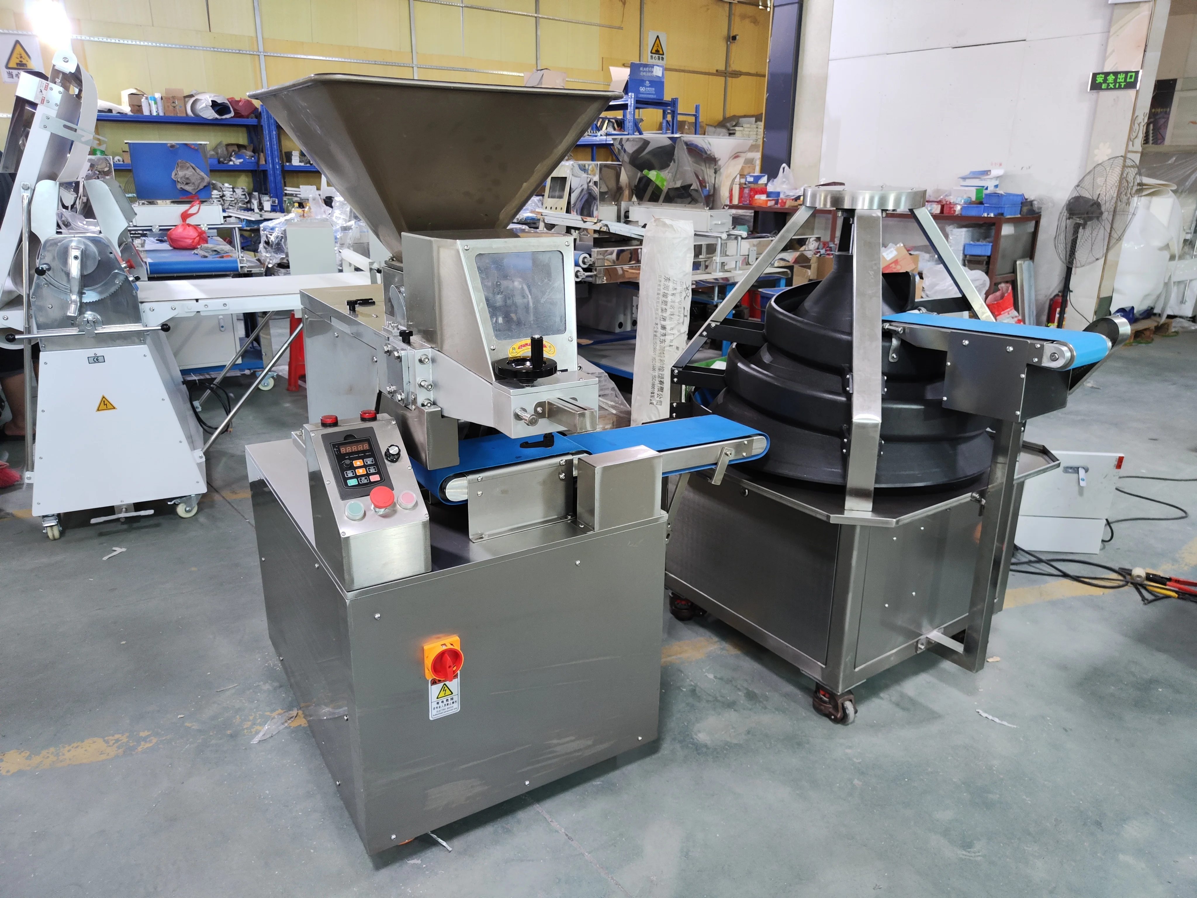 Automatic Continuous Cutter and Rounder Machine Dough divider machine Ideal for Large-Scale Food Manufacturing