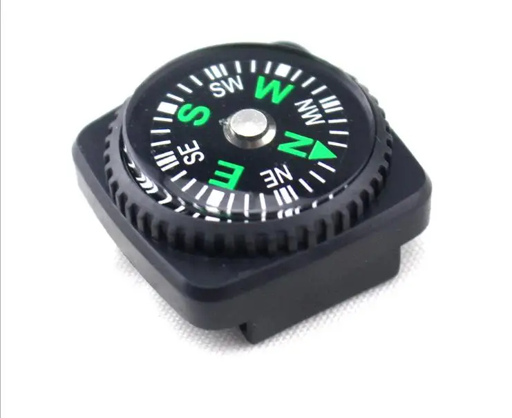 Button Compass Mini Compass for Bracelet Liquid Filled Compass for Emergency Survival Watch Band Bracelet