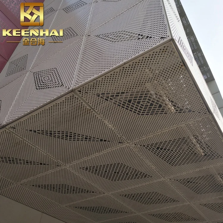Decorative Facades Panel Perforated Outdoor Aluminum Facade Panels