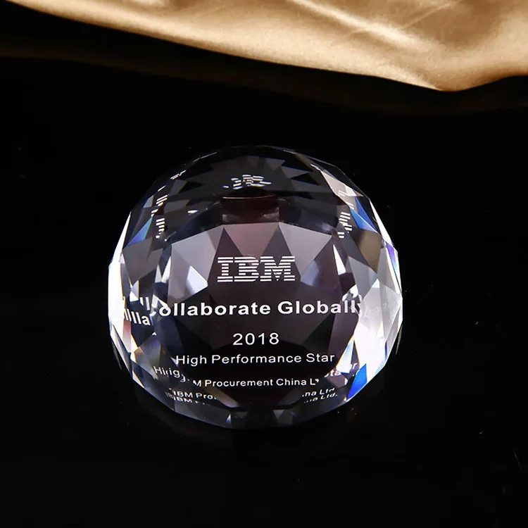 
k9 blank dome wedding favors crystal paperweight 