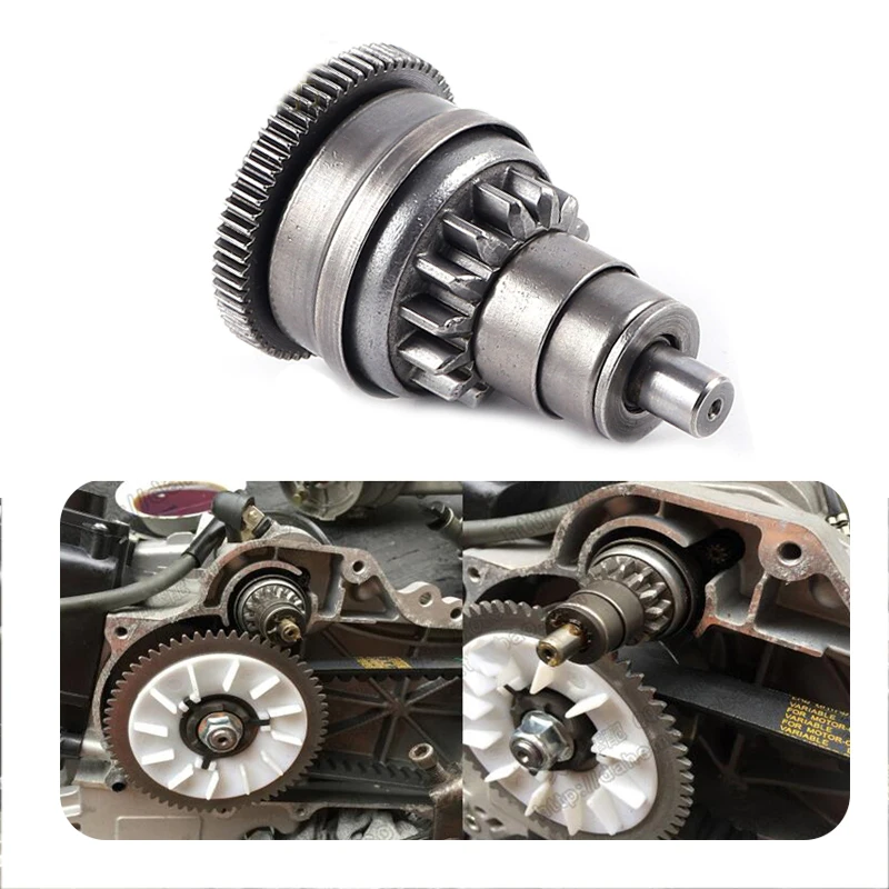 STARTER GEAR CLUTCH GEAR GY6 50cc Starter Clutch Assembly for GY6 50cc 139QMB 139QMA Scooter Moped Camshaft