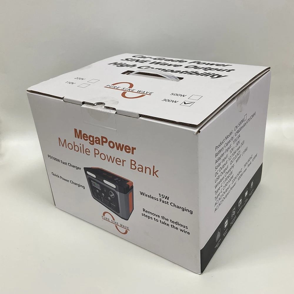 China Wholesale Best Price Mobile Lithium Ion Battery 300W Portable Power Station  For Camping Emergency