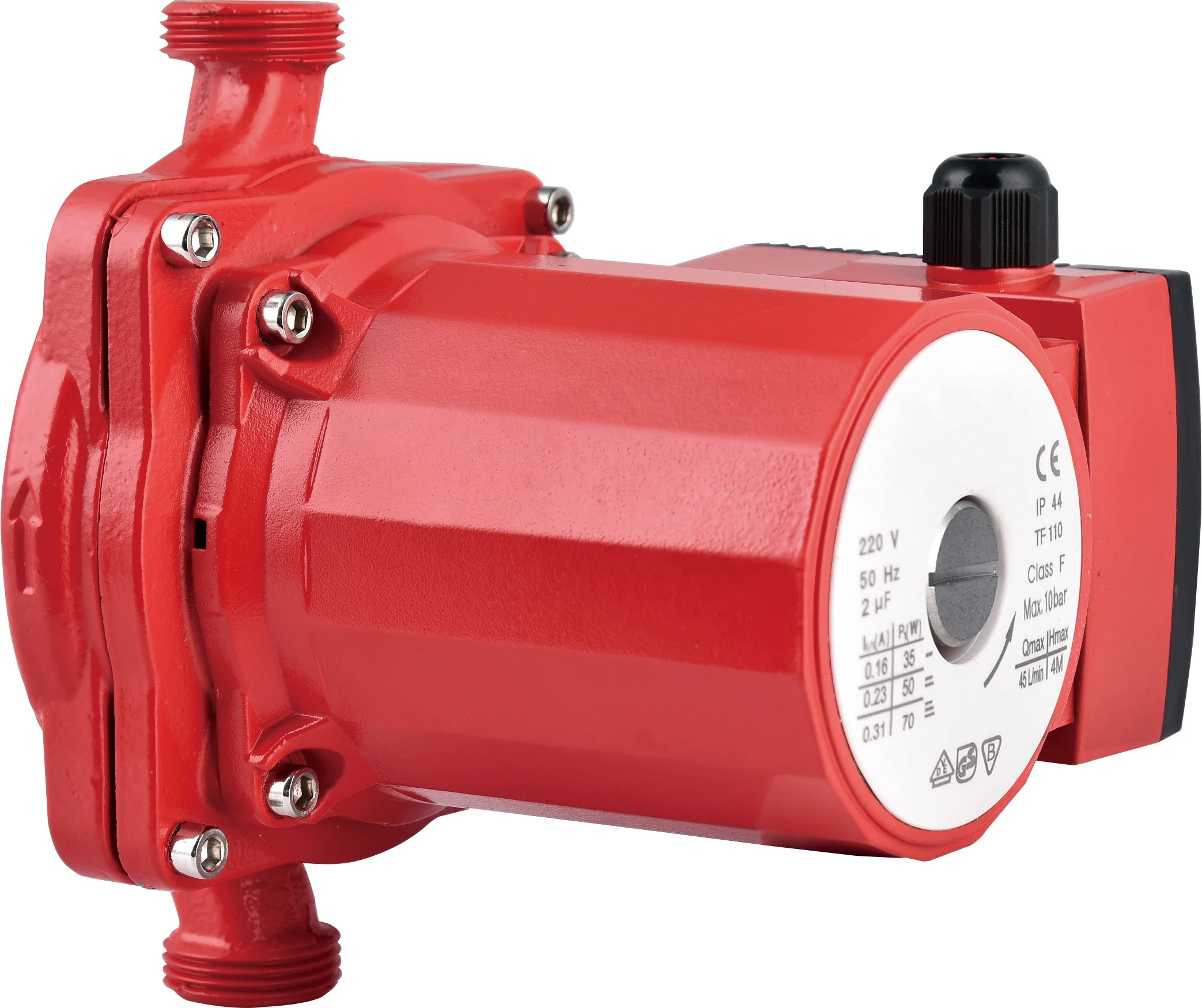 One Speed Cast Iron Body Ceramic Wet Rotor Heating Ground System Electrical Circulator Water Pumps
