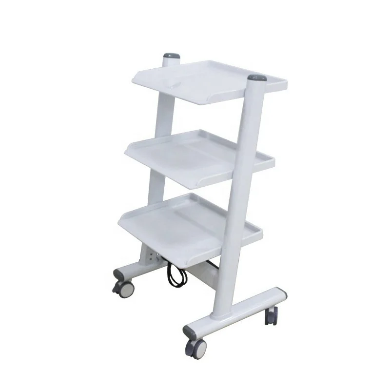 Dental dental cart instrument cart ABS small trolley disposal rack