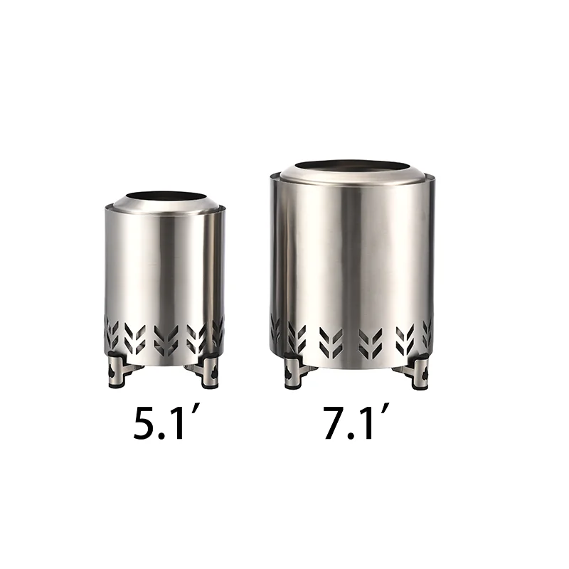 Table Fire Pit Camping Stove Outdoor Backpack Hiking Anti-smoke Windproof Stove Firewood Stove smokeless table top fire pit