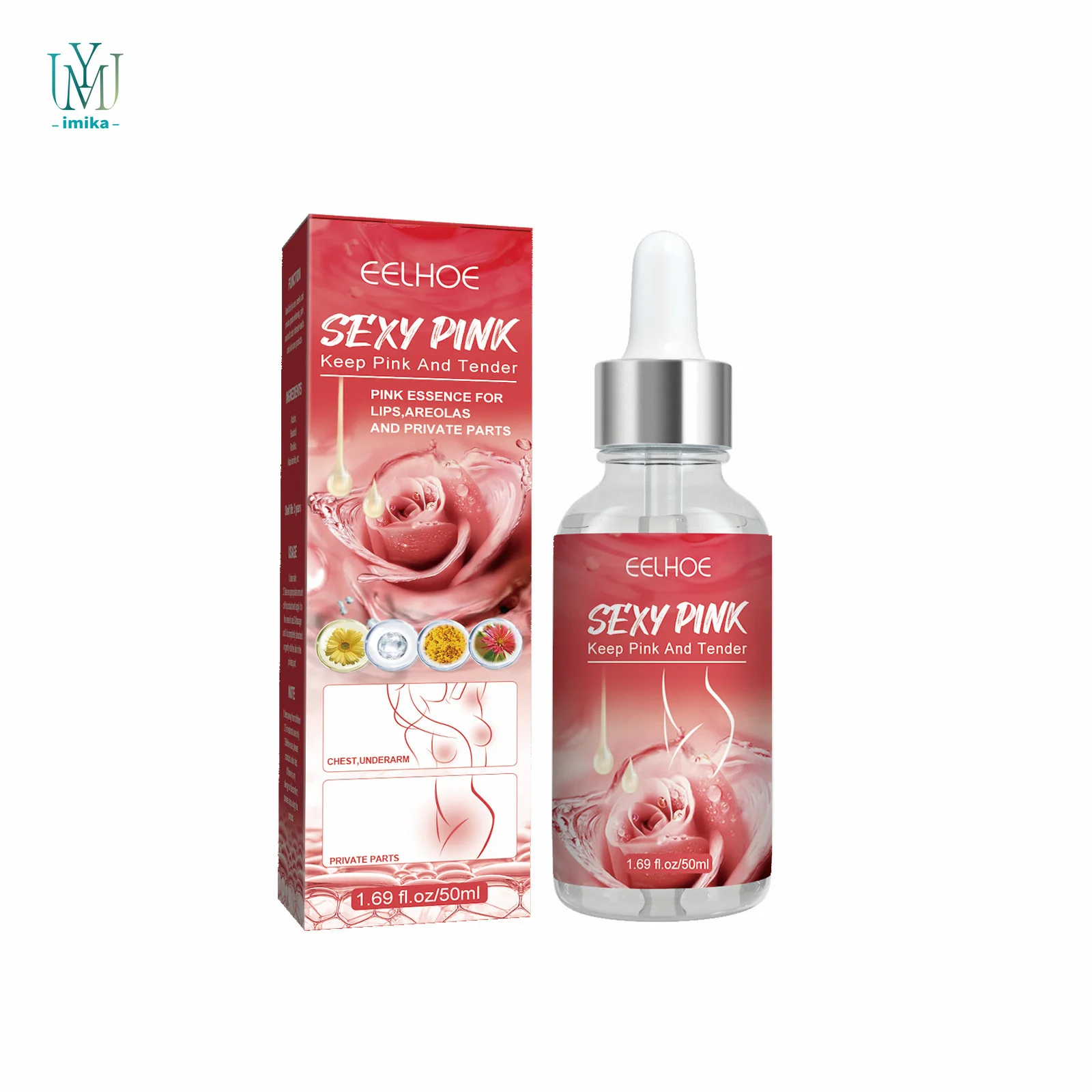 Hot Sexy Pink Private Parts pink Serum Whitening Cream Remove Melanin lips areolas For women