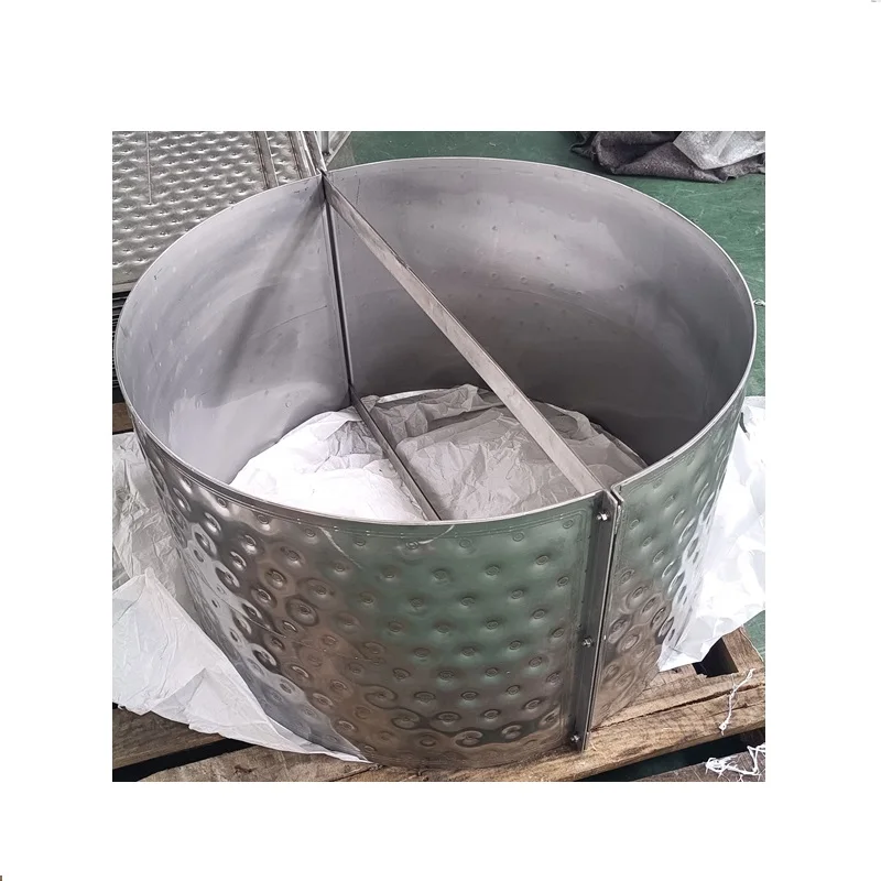 Good High Quality Stainless Steel Beverage Vessels Pillow Plate Dimple Jacket