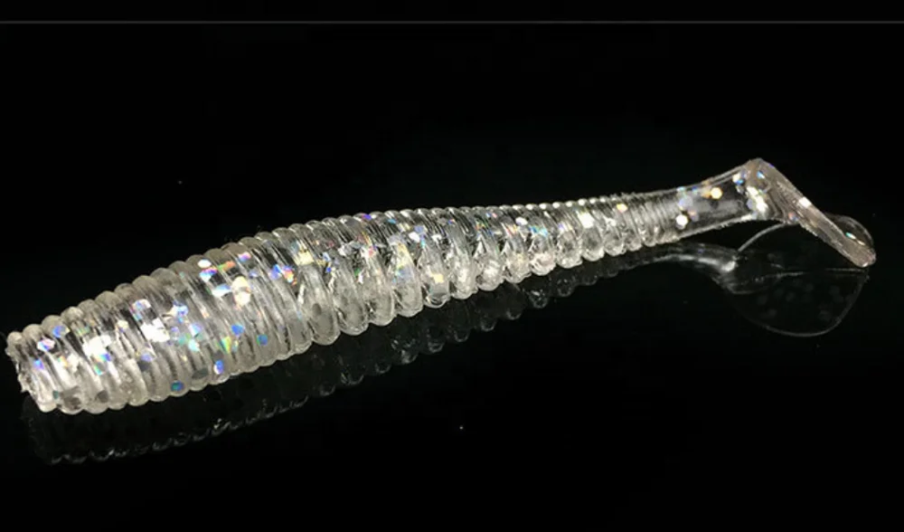 Paddle Curved Tail Soft Jerk Baits