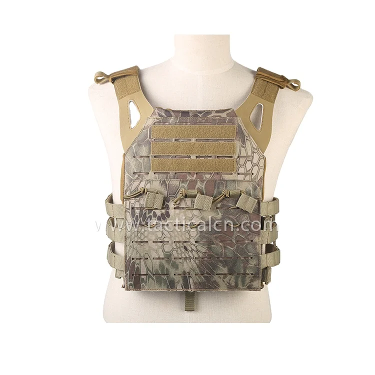 Laser Cut Molle Tactical Vest Plate Carrie Vest With 5.56 Pouch Outdoor Protection Vest