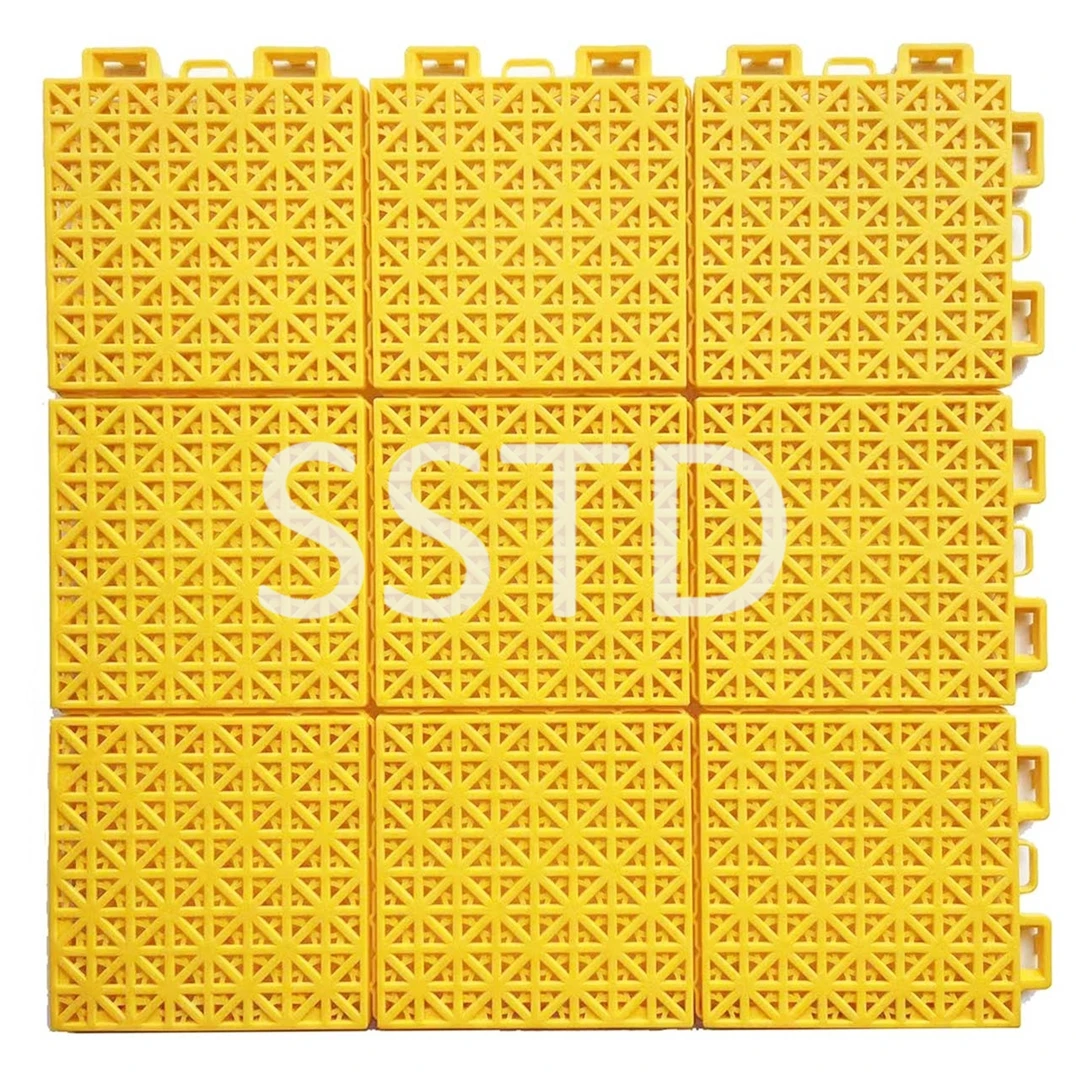 PP material flooring inline roller hockey sports flooring supplier /Outdoor basketball floor tiles