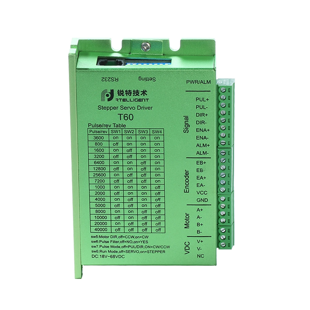 57mm cnc servo kit 2 phase 3.0 N.M Nema23 closed loop stepper motor with encoder