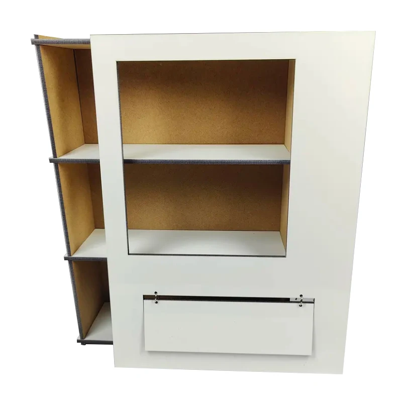 Hot Selling Personalized White Plain MDF Gift Box Storage Sublimation Blank Mini Wooden Vending Machine