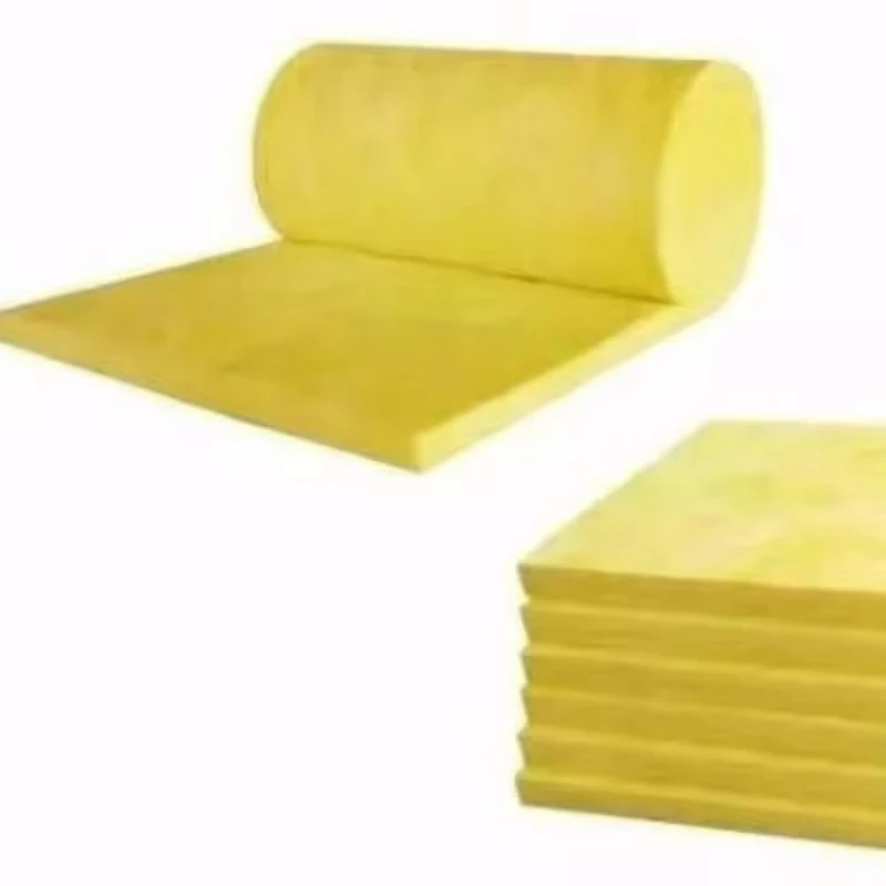 Aluminum Foil Fiberglass Insulation Blanket ISO Certified Glasswool Roll Fiber Wool Industrial Design Style Fireproof Plastic