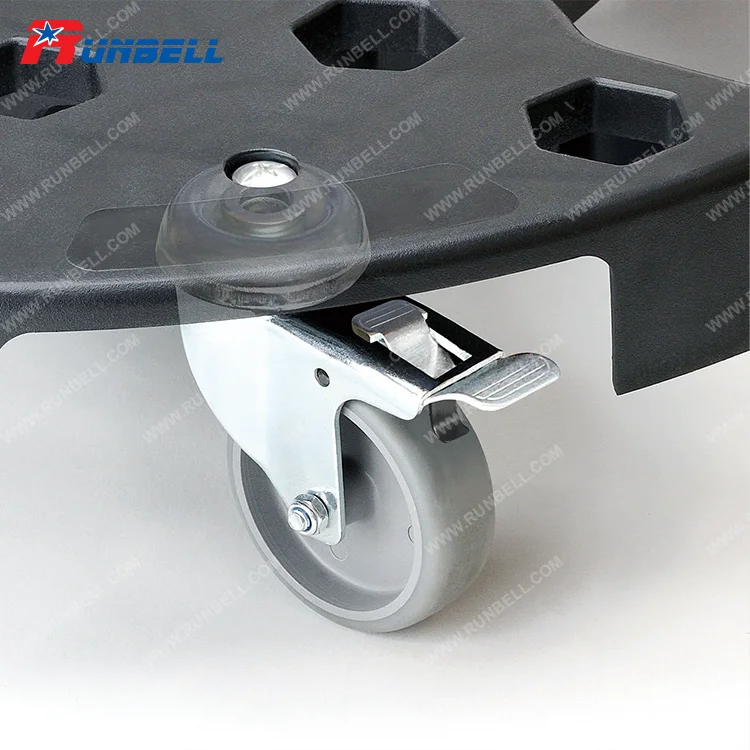 Пластиковая операторская тележка с четырьмя колесиками