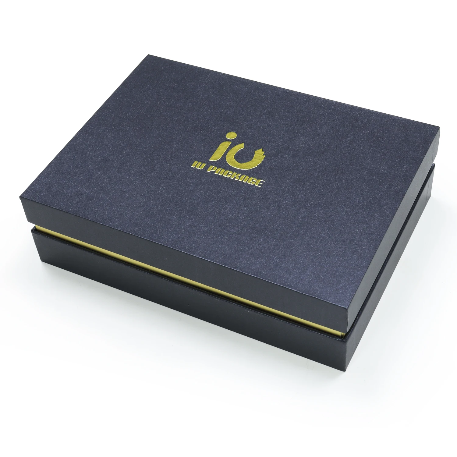 Custom Elegant Luxury Reusable Cardboard Gift Box Lift-Off Lid Shoulder Neck Rigid Paper Insert Gold Foil Printing Recyclable