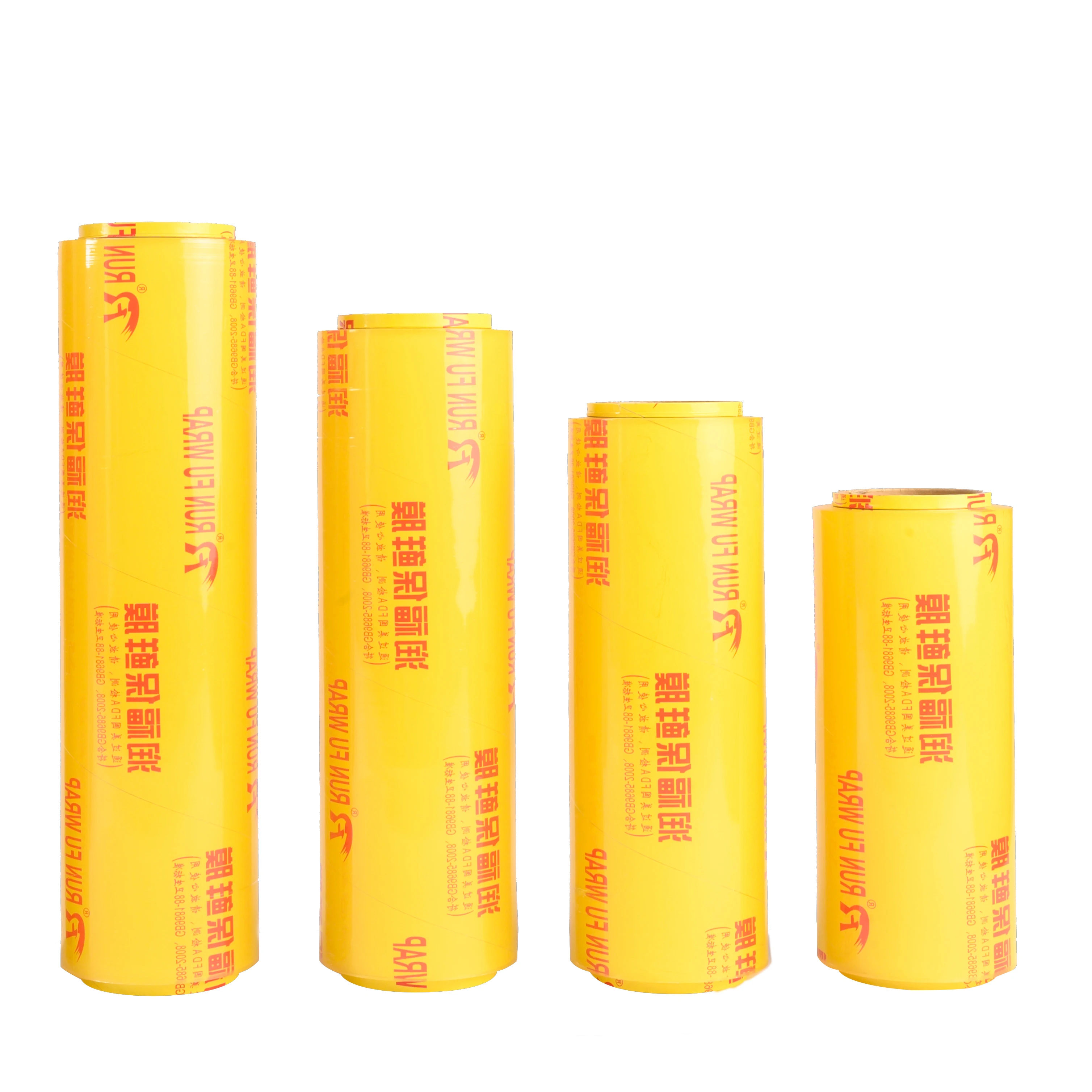 RUNFU Safe PVC Plastic Food Wrap For Supermarket Food Packaging Film Cling Film