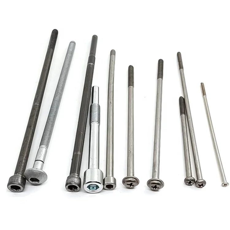 Grade 12.9 High Strength Hex Head Half Threaded Bolt Long Screw M6*180