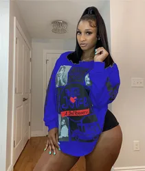 2020 Women Winter Fashion Hoodies Printed Long Sleeve T Shirt Womens Sexy Hoodies Wholesale Sweatshirts